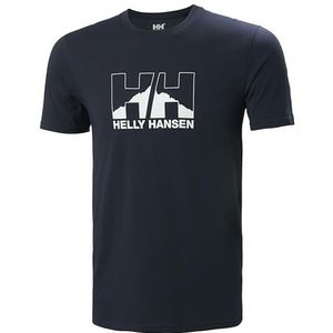 Helly Hansen Mens Nord Graphic T-Shirt, Navy, S