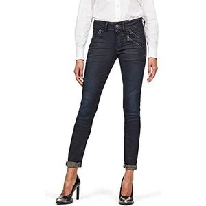 G-STAR RAW Lynn dames jeans met ritssluiting en kalfzak M SkinnyG-STAR RAW dames jeans Lynn Zip Pocket Mid maat M Skinny, Blauw (Worn in Tidal Cobler 8968-a937)