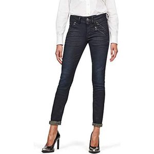 G-STAR RAW Lynn damesjeans met ritssluiting en kuitzak maat M SkinnyG-STAR RAW dames jeans Lynn Zip Pocket Mid maat M Skinny, Blauw (Worn in Tidal Cobler 8968-a937)