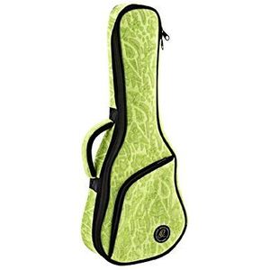 Ortega Guitars OUB-CC-GRJ tas voor concert-ukelele, denim-look, groen