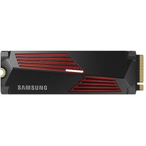 SAMSUNG 990 Pro SSD koellichaam 4TB PCIe Gen.4 X4, NVMe 2.0, interne harde schijf M.2, snellere speelsnelheid, warmteregeling, compatibel met Playstation5 (MZ-V9P4T0CW)