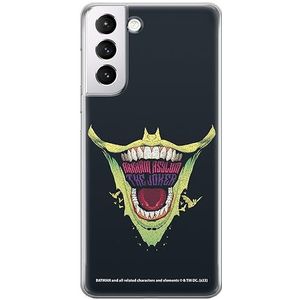 ERT GROUP Coque de téléphone portable pour Samsung S21 PLUS Original et sous licence officielle DC motif Joker 031 parfaitement adapté à la forme du téléphone portable, coque en TPU