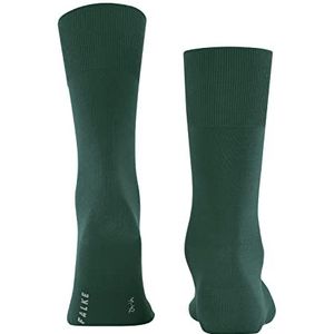 FALKE ClimaWool herensokken, ademend, klimaatregulerend, geurremmend, lyocell, dun, effen, elegant, voor dagelijks gebruik en werk, 1 paar, Groen (Hunter Green 7441)