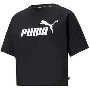 PUMA Ess Cropped Logo Tee Crop Top dames, Crop Top