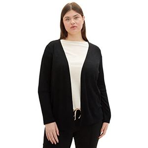 TOM TAILOR Dames shirt met lange mouwen 14482 - Deep Black, 46/One Size, 14482, Deep Black