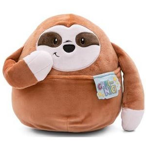 NICI Doudou Chill-NICI Luiaard 20 cm - pluche dier met mouwen voor meisjes, jongens en baby's, knuffelig pluche dier - 49885