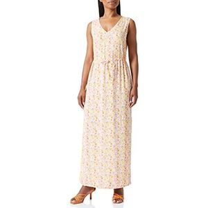 VERO MODA Vmeasy Sl Tank Maxi Dress R1 Wvn Ga Maxi-jurk voor dames, Sneeuwwitje/Aop: Cille