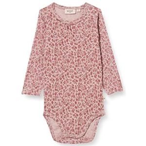 Wheat Body Gatherings Wool Ls Set Ondergoed Jongens Kinderen Unisex Baby Powder Flowers 12 maanden, Poederbloemen