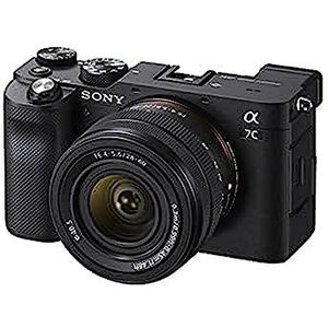 Sony Alpha 7C Digitale camera Hybrid Compact volledig formaat + FE 28-60 mm f/4-5.6 (compact en licht ontwerp, Eye AF in real-time, 24,2 MP, interne 5-assige stabilisatie, 4 K HDR, selfie-scherm)