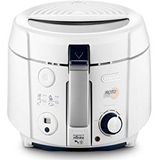 DeLonghi F 38436 Roto Friteuse | met uitneembare frituurhouder | Olie-blauw-functie | wit