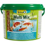 Tetra - 136229 / Pond Multi Mix - vijvervisvoer - mix van vlokken/stokjes/plaatjes/gammara - emmer 10 liter (import Duitsland)