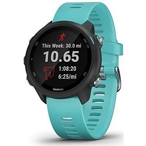 Garmin Forerunner 245 Music, wifi, EU/PAC, zwart/aqua, (gereviseerd)