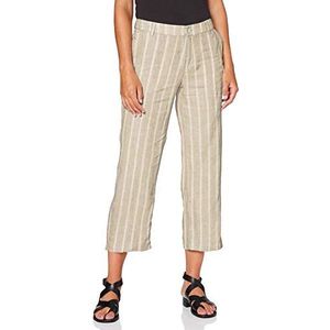 Mac Tools Nora Cropped bootcut jeans, dames, beige (Sand Stripe 227s), W34 (fabrieksmaat: 34/Ol), beige (Sand Stripe 227s)