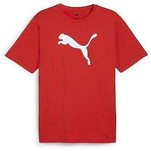 PUMA Teamrise Logo T-shirt voor heren, katoenen jersey