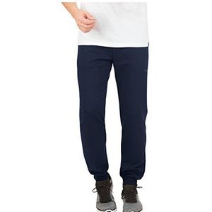 Trigema Joggingbroek voor heren van biologisch katoen, marineblauw (C2C 546)