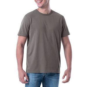 Lee Zacht gewassen katoenen T-shirt voor heren, korte mouwen, parelmoer, L, Parelmoer