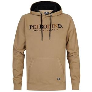 PETROL INDUSTRIES Sweatshirt met capuchon voor heren, trainingspak, Donkere Khaki