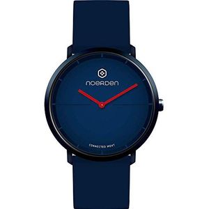 NOERDEN LIFE2 – siliconen – hybride smartwatch – 38 mm, marineblauw, 38 mm