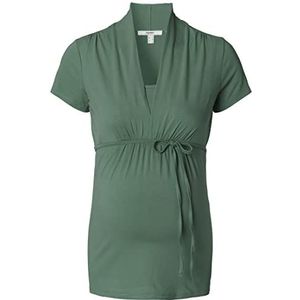 ESPRIT Maternity Nursing T-shirt met korte mouwen voor dames, Vinyard Green - 320