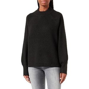 PIECES Pcnatalee LS O-Neck Knit Noos BC Qx Pull en tricot pour femme, Noir, 44-46 (grande taille)