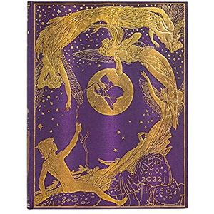 Paperblanks Kalender 12 maanden 2022 Purple Fairy | Verticaal | Ultra (180 × 230 mm)