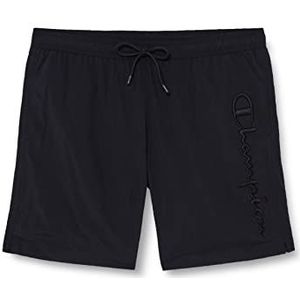 Champion Legacy Beach Shorts AC Tonal Logo kostuum voor heren, zwart, S, zwart.