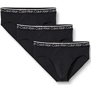 Calvin Klein Katoenen stretch ondergoed heren, Zwart met zwart Wb