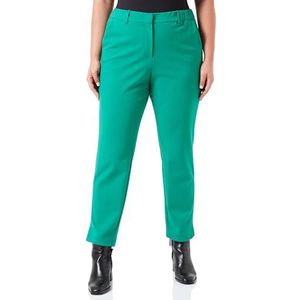 Samoon Betty Jean 5 poches pour femme - Couleur unie - Longueur 7/8, Montana Green, 50 grande taille taille courte