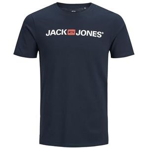 JACK&JONES PLUS Jjecorp Ss Crew Neck Noos Ps Logo T-shirt voor heren, marineblauw blazer