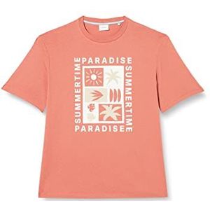 s.Oliver Homme T-shirt à manches courtes, Orange-(371),XL