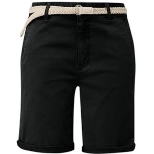s.Oliver 2161341 Chino bermuda met riem voor dames, 9999, 46