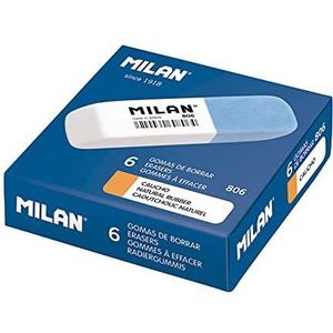 Doos met 6 rubbers voor dubbel gebruik 806 Milan (CCM806BA)