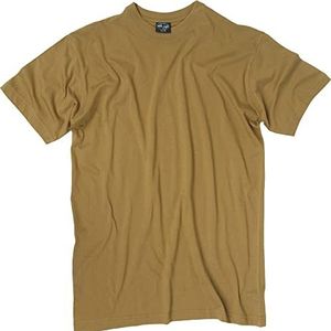 Mil-Tec T-shirt met korte mouwen, klassieke militaire stijl, keuze uit 6 kleuren, heren-T-shirt, Coyote