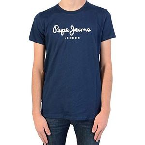 Pepe Jeans Art T-shirt voor jongens, 595marineblauw