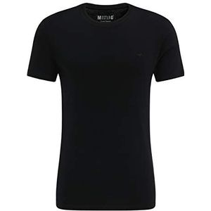 MUSTANG Heren Slim Fit Aaron C Basic, 4142. Kleur: zwart