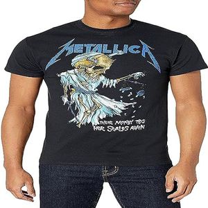 Metallica Heren T-Shirt Zwart XXL, zwart.