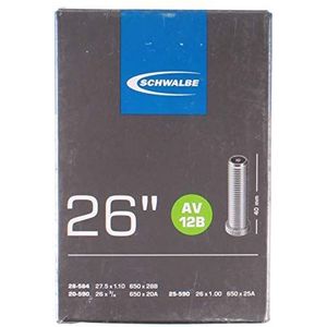 Schwalbe SW 26x1 Av12b Unisex Volwassenen, Neutro, Nr. 12B 26 inch (18/25-590)