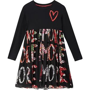 Desigual Kinderjurk AINA, zwart, 5-6 jaar, zwart.