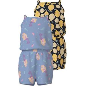 NAME IT Set van 2 jumpsuits voor meisjes, Blauw