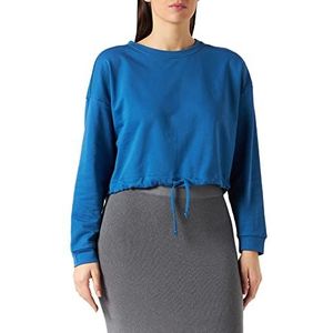 ONLY Vrouwelijk sweatshirt met gerelateerde details, Deja Vu Blauw