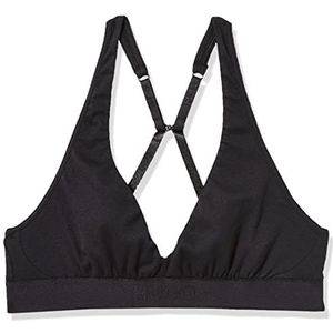 HUGO Rib Triangle Bra, Black1, XS, Black 1, XS, Zwart 1