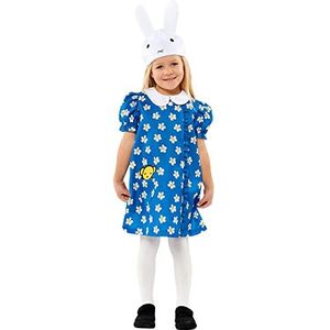 Amscan - Costume enfant Miffy, robe, lapin, costume d'animaux, carnaval