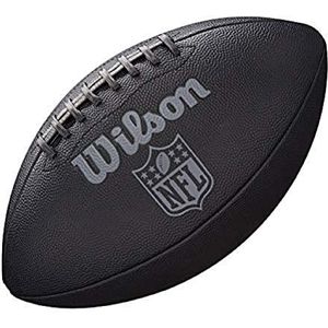 Wilson, American Football, American Football, NFL Jet Black, gemengd leer, zwart, voor recreatieve spelers, officieel formaat, WTF1846XB