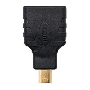 Brightium Adaptateur HDMI type A vers micro HDMI D/M, support pour transmission vidéo et audio haute définition, idéal pour connecter des appareils portables.