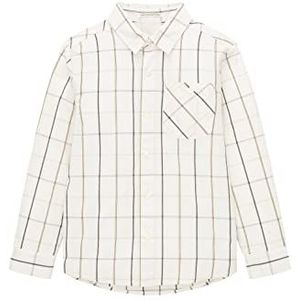 TOM TAILOR Overhemd voor jongens, 31153 – gebroken wit kleurrijk geruit, 116-122, 31153 - Off White Kleurrijke Check