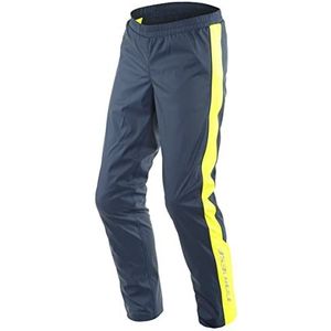 Dainese Storm 2 Unisex Regenbroek, zwart-iris/neongeel, S, uniseks, Black Iris / Neon Geel