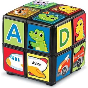 VTech - Tourni Cube, babykubus om te draaien, speelgoed voor baby's - 18/36 maanden - Franse versie