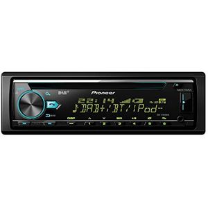 Pioneer DEH-X7800DAB, 1DIN autoradio, CD-tuner met RDS, FM en DAB/DAB+ tuner, CD, bluetooth, MP3, USB, AUX-ingang, Bluetooth handsfree, compatibel met Android en iPod/iPhone