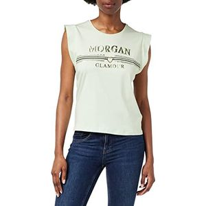 Morgan T-shirt dames, Lichtgroen