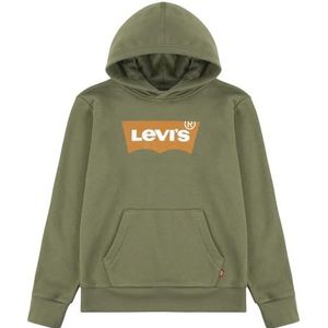 Levi's Lvb Batwing Screenprint Hoodie 8e8778 Sweatshirt met capuchon voor jongens, Olivijn